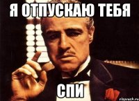 Я отпускаю тебя спи