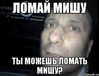 Ломай Мишу Ты можешь ломать Мишу?