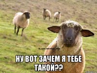  ну вот зачем я тебе такой??