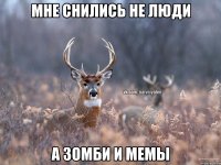 мне снились не люди а зомби и мемы