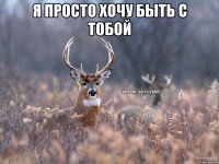 Я просто хочу быть с тобой 