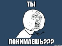 ТЫ ПОНИМАЕШЬ???