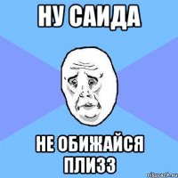 ну саида не обижайся плизз