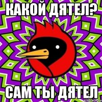 какой дятел? сам ты дятел