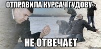 отправила курсач гудову - не отвечает