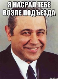 Я насрал тебе возле Подъезда 