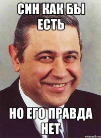 СИН КАК БЫ ЕСТЬ НО ЕГО ПРАВДА НЕТ