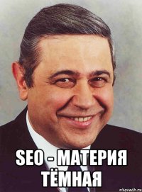  SEO - МАТЕРИЯ ТЁМНАЯ