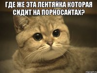 где же эта лентяйка которая сидит на порносайтах? 