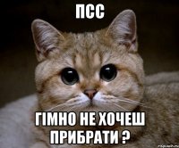 псс гімно не хочеш прибрати ?