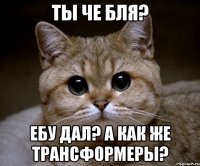 Ты че бля? Ебу дал? А как же Трансформеры?