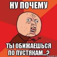 Ну почему Ты обижаешься по пустякам...?