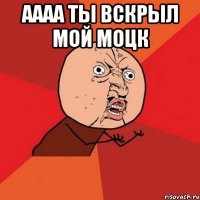 аааа ты вскрыл мой моцк 