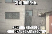 эй, парень хочешь немного многонациональности?