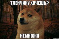 тленчику хочешь? НЕМНОЖК