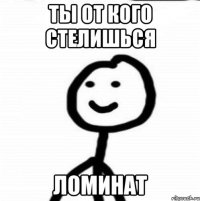 ты от кого стелишься ломинат