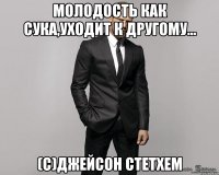 Молодость как сука,уходит к другому... (с)Джейсон Стетхем