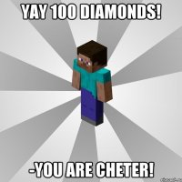 yay 100 diamonds! -you are cheter!