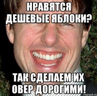 Нравятся дешевые яблоки? Так сделаем их овер дорогими!