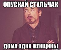 опускай стульчак дома одни женщины