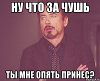 Ну что за чушь ты мне опять принес?