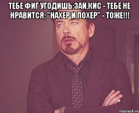 Тебе фиг угодишь:зай,кис - тебе не нравится; "нахер и похер" - тоже!!! 