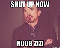 shut up now noob zizi