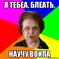 Я тебеа, блеать, научу Воипа