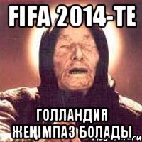 FIFA 2014-те Голландия жеңімпаз болады