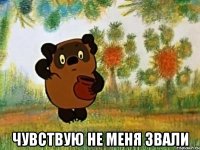  ЧУВСТВУЮ НЕ МЕНЯ ЗВАЛИ