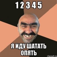 1 2 3 4 5 я иду шатать опять