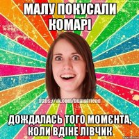 МАЛУ ПОКУСАЛИ КОМАРІ ДОЖДАЛАСЬ ТОГО МОМЄНТА, КОЛИ ВДІНЕ ЛІВЧИК