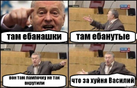 там ебанашки там ебанутые вон там лампочку не так вкрутили что за хуйня Василий