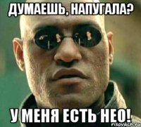 Думаешь, напугала? У меня есть Нео!