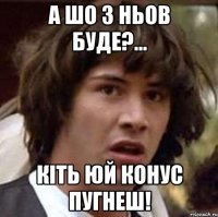 А шо з ньов буде?... кіть юй конус пугнеш!