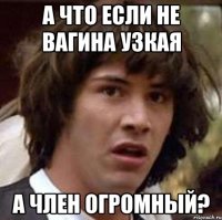 а что если не вагина узкая а член огромный?