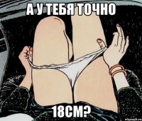 А У ТЕБЯ ТОЧНО 18СМ?