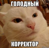 Голодный корректор