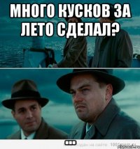 МНОГО КУСКОВ ЗА ЛЕТО СДЕЛАЛ? ...