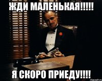 Жди маленькая!!!!! Я скоро приеду!!!!