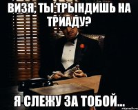 Визя, ты трындишь на триаду? я слежу за тобой...