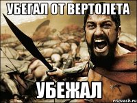 убегал от вертолета убежал