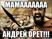 Мамааааааа Андрей орет!!!