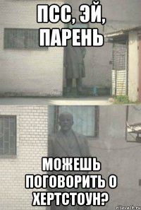 ПСС, ЭЙ, ПАРЕНЬ МОЖЕШЬ ПОГОВОРИТЬ О ХЕРТСТОУН?