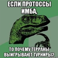 Если протоссы имба, То почему терраны выигрывают турниры?