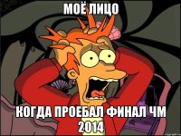 Моё лицо когда проебал финал ЧМ 2014