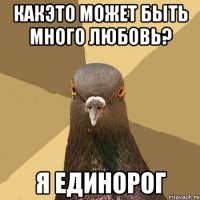 какэто может быть много любовь? я единорог