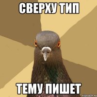 Сверху тип тему пишет