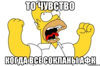 То чувство Когда все сокланы афк