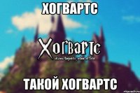 Хогвартс такой Хогвартс